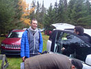 Tournage de TV5 au Rapide-Blanc le 20 octobre 2016